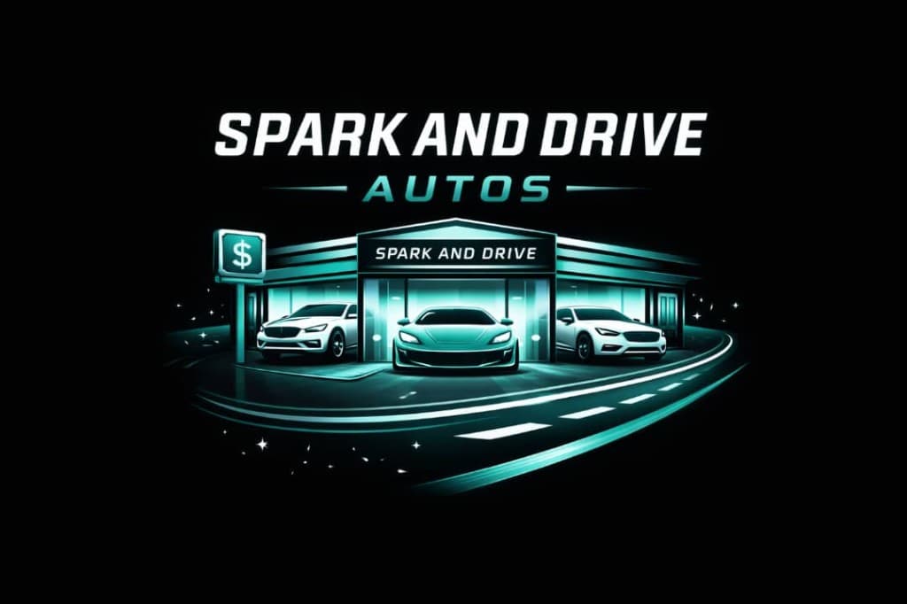 Spark & Drive Autos brand illustration